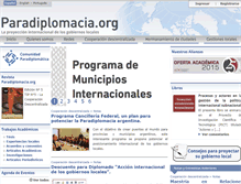 Tablet Screenshot of paradiplomacia.org